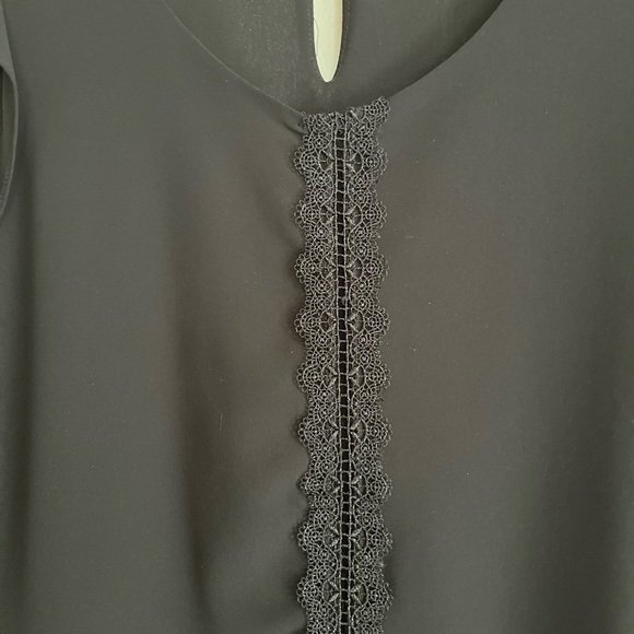 Black sleeveless blouse - size L - Picture 4 of 8